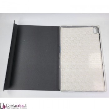 Folio dirbtinos odos atverčiamas dėklas - juodas (Lenovo ideatab P11 J606f/P11 Plus J616F)
